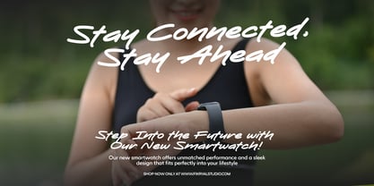 Rockaboy Hymne Font Poster 6