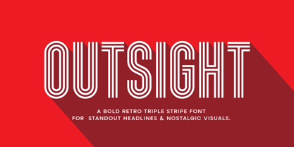Outsight Font Poster 1