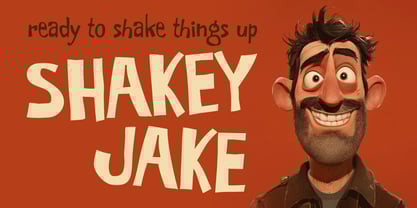 Shakey Jake Font Poster 1