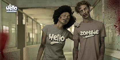 Hello Good Gosh Font Poster 6