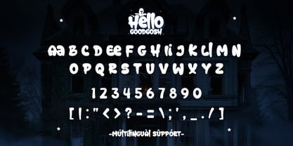 Hello Good Gosh Font Poster 8