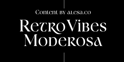 Sericate Font Poster 4