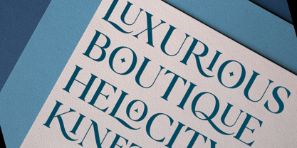 Sericate Font Poster 7