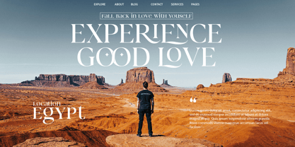 Sericate Font Poster 10