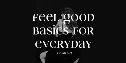 Sericate Font Poster 5