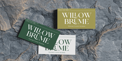 Sericate Font Poster 15