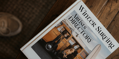 Sericate Font Poster 9