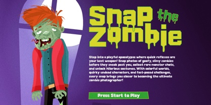 Zombox Font Poster 7