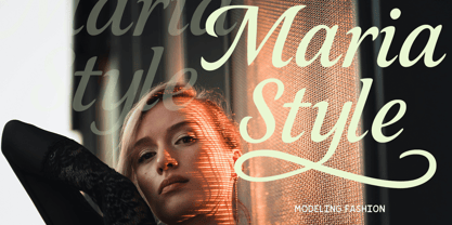 Elegancy script Font Poster 3