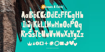Imperfect Cut Font Poster 12