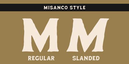 Misanco Font Poster 2