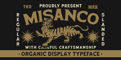 Misanco Font Poster 1