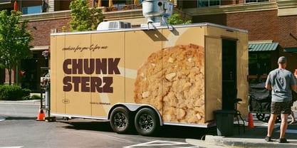 Big Chunko Font Poster 8