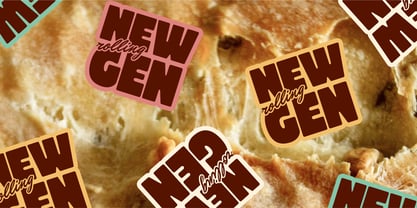 Big Chunko Font Poster 2