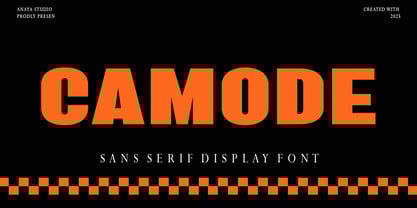 Camode italic Font Poster 1