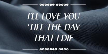 Canpile Blur Font Poster 2