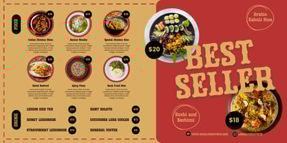 Dendora Font Poster 6