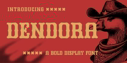 Dendora Font Poster 1