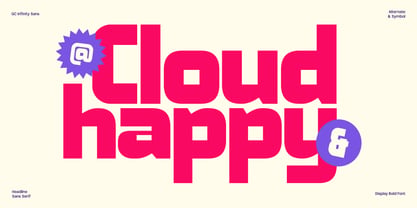 GC infinity sans Font Poster 9