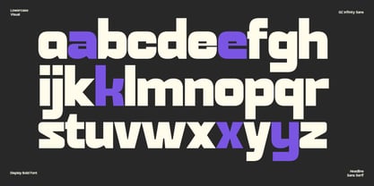 GC infinity sans Font Poster 3