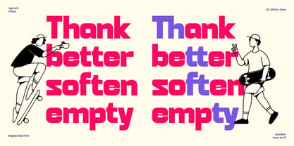 GC infinity sans Font Poster 5