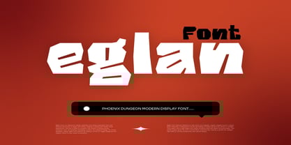 Eglan Font Poster 7