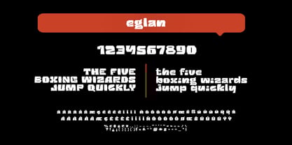 Eglan Font Poster 9