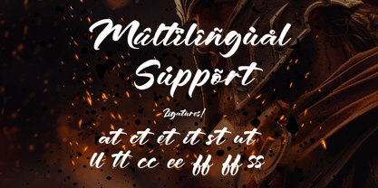 Spartan Brush Font Poster 12