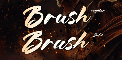 Spartan Brush Font Poster 9