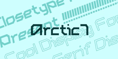 Arctic7 Font Poster 1
