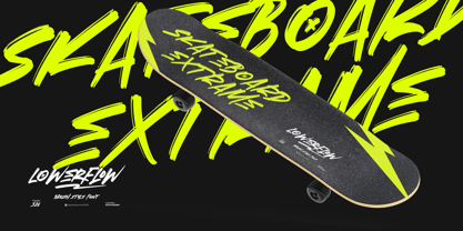 Lowerflow Font Poster 7