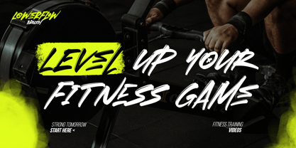 Lowerflow Font Poster 6