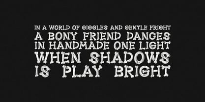 MGF Sketchleton Font Poster 9