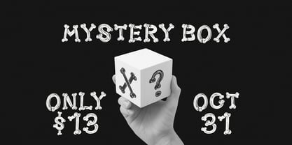 MGF Sketchleton Font Poster 6