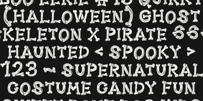 MGF Sketchleton Font Poster 7