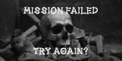 MGF Sketchleton Font Poster 5