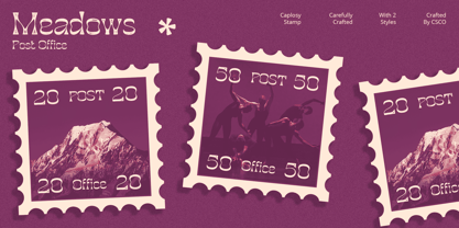 Caplosy Stamp Font Poster 4