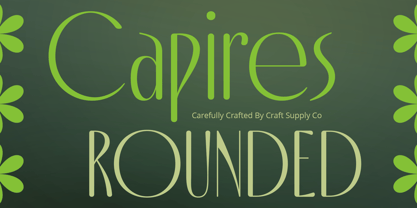 Capires Rounded Font Poster 1
