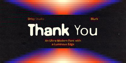 Blurk Font Poster 10