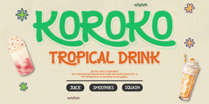 Koenci Omah Font Poster 7
