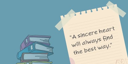 Vellum titan Font Poster 7