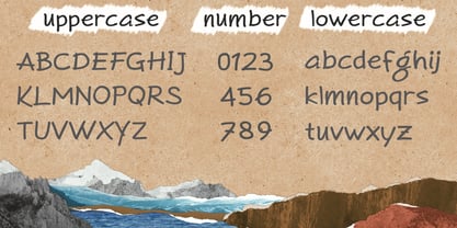 Vellum titan Font Poster 5