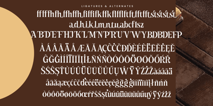 Besteza Font Poster 15