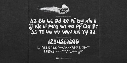 Osaka Moji Font Poster 6
