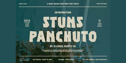 SCC Stuns Panchuto Font Poster 1