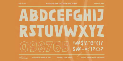 SCC Stuns Panchuto Font Poster 4