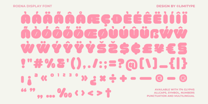 Roena Font Poster 9
