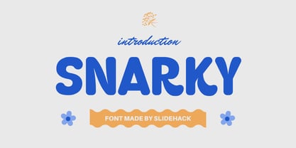Snarky Font Poster 1