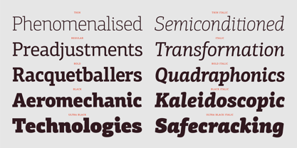 PF Centro Slab Press Font Poster 9