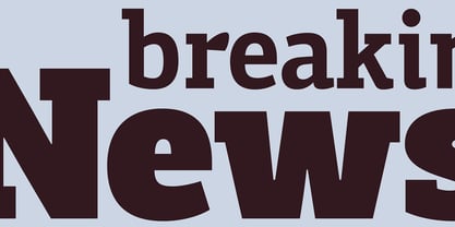 PF Centro Slab Press Font Poster 1